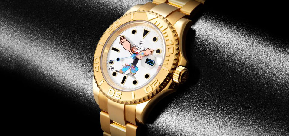 Rolex выпустили часы с моряком Попаем