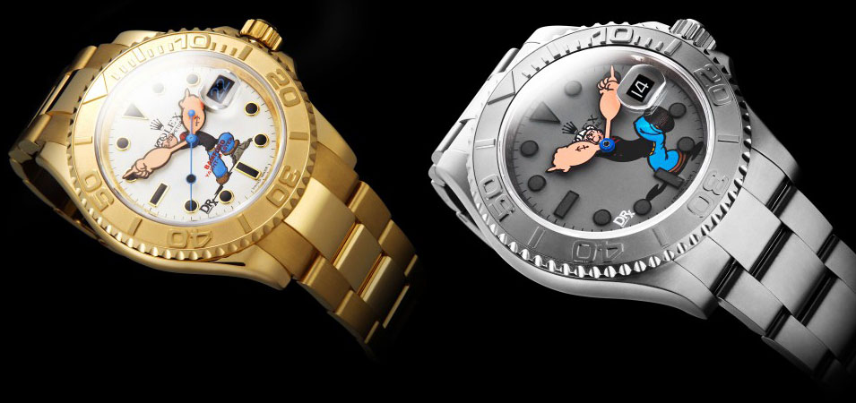 Rolex выпустили часы с моряком Попаем