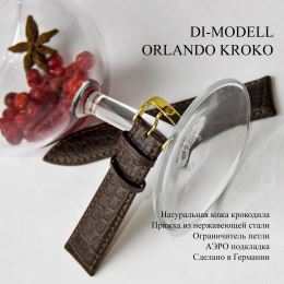 Ремешок Di-Modell Orlando Kroko коричневый