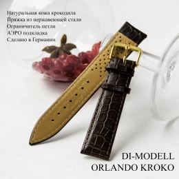 Ремешок Di-Modell Orlando Kroko коричневый